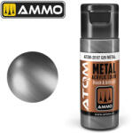 AMMO by MIG Jimenez AMMO ATOM METALLIC Gun Metal Acrylic Paint 20 ml (ATOM-20167)