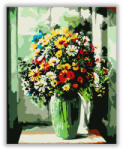 Számfestő Élénk színek virágcsokra - számfestő készlet (crea1066)