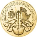  Wiener Philharmoniker 1 oz (EUR, Schilling) régebbi évjárat (1989- 2022) - Befektetési aranyérme