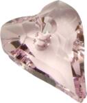 Swarovski Wild Heart Pendant- Swarovski medál - Rosaline -rózsaszín-27 mm