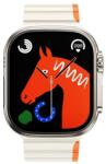HOCO AS102 pótszíj (egyedi méret, szilikon, 3D, mágneses) FEHÉR/NARANCSSÁRGA Apple Watch Ultra 2 49mm, Watch Ultra 49mm, Watch Series 9 45mm (AS102_W_42_44_45_49_W_O)