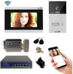 Mentor Kit Interfon Video 1 familie wireless WiFi IP65 1.3MP 7 inch Color 4in1 POE RJ45 Tag Mentor SYKT032 (MMDSYKT032)