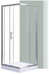 Leziter Spirit Clear 80x80 cm szögletes zuhanykabin, zuhanytálcával