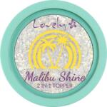 LOVELY MAKEUP Topper pentru machiajul feței și ochilor - Lovely Malibu Shine 2 in 1 Topper 01