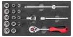 GEDORE dugókulcs készlet modulban 3/8" 6-19mm 19 részes R22150020 (R22150020)