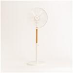  Ventilator oscilant în stil retro CREATE by Ikohs HARPER, 50 W, alb/lemn (HARPERALBLEMN) Ventilator