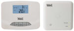 Well Termostat electronic Well, 2 x AAA, 10 A, ecran LCD, raza actiune 120 m, programabil, Wireless (THERMS-THERMALWP-WL)