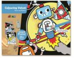  Avenir Kids - Óriás bársonyszínező matricákkal-Világűr és a robotok ( CH191694)