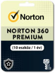 Symantec 360 Premium (10 eszköz / 1 év) (Elektronikus licenc) (NORT360EU10-1)