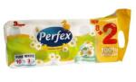  Toalettpapír Perfex kamilla, 3 rétegű, fehér, 10 db
