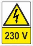  Indicator avertizare 230V, 148x210mm IAA5230V