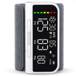 VIXEV Vixev® digitális kar vérnyomásmérő, újratölthető elem, szisztolés/diasztolés vérnyomásmérés, szabálytalan pulzusérzékelés, LED-képernyő, többfunkciós állítható mandzsetta 22-42 cm, hordozható, oszcill