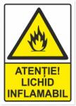  Indicator Atentie lichid inflamabil, 148x210mm IAA5ALI