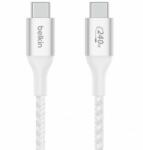 Belkin BoostCharge USB-C to USB-C 240W Cable 1m White - CAB015BT1MWH (CAB015BT1MWH)