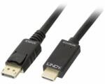 Lindy 36923 adaptor pentru cabluri video 3 m DisplayPort HDMI Tip A (Standard) Negru (36923) (36923) - pepita