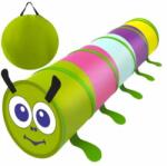 Kruzzel Tunel de joacă Kruzzel - Caterpillar #verde-violet (00023926)