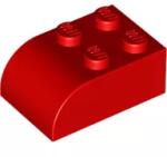 LEGO® 6215c5 - LEGO piros kocka 2 x 3 méretű íves tetővel (6215c5)