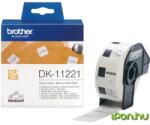 Brother DK-11221 Öntapadós etikett cimke tekercsben 23mm x 23mm (1000 db) (DK11221)