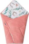 Bubaba Pătură pentru copii 2 în 1 Bubaba - Pink Fairy Tale, 65 x 65 cm (80074) Lenjerii de pat bebelusi‎, patura bebelusi