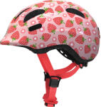 ABUS Smiley 2.1 gyerek kerékpáros sisak - rózsaszín epres