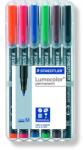 STAEDTLER К-т маркери Staedtler Lumocolor 317 OHP M, 6 цвята (21101-А)