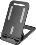  Suport universal tableta si telefon Foldable Stand, Ajustabil, Negru (9145576277881) Suport laptop, tablet