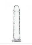 Addiction Crystal - dildo cu ventuza (transparent) - 18cm (677613851208) Dildo