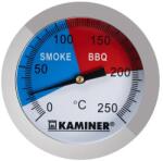 Kaminer Smoke&BBQ grill hőmérő, acél, 0-250 Celsius fok, ezüst