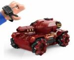 Távirányítós driftautó, harckocsi vízbombakilövővel, gesztus vezérléssel (piros)