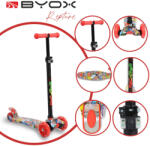 BYOX Rapture 3 kerekű roller - Piros