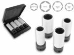 Hubi Tools HU42066 1/2"-os gépi dugókulcs fej készlet alufelnihez, speciális, 4 részes (HU42066) - dwdszerszam