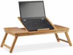  IDOMU XL Bambusz Laptop Asztal