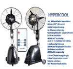  HyperCool 66cm távirányítós párásító ventilátor
