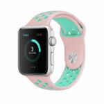 Tech-Protect Apple Watch 1/2/3/4 38/40mm Tech Protect Softband Pink/ Mint Szíj (202038)