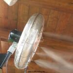 TecnoCooling Premium kültéri klíma és párásítás 4 ventilátoros rendszer