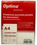 Optima Folie protectie pentru documente A4, 100 microni, 100 folii/cutie, Optima Premium - cristal (OP-503110000)