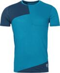 ORTOVOX Tricou Merino pentru bărbați cu mânecă scurtă 120 Tec Ortovox mountain blue mărimi îmbrăcăminte XL (2-00026-XL)