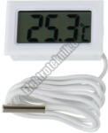  D002WH LCD mini hőmérő fehér