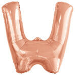 anagram Betű lufi 34" 86cm óriás Rosegold betű, W betű, (LUFI630772)
