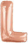 anagram Betű lufi 34" 86cm óriás Rosegold betű, L betű, (LUFI882898)