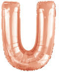 anagram Betű lufi 34" 86cm óriás Rosegold betű, U betű, (LUFI617387)