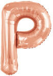 anagram Betű lufi 34" 86cm óriás Rosegold betű, P betű, (LUFI164273)