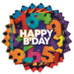  Szalvéta 25x25cm 20db Happy Bday, 405861 (LUFI557125)