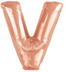 anagram Betű lufi 34" 86cm óriás Rosegold betű, V betű, (LUFI757445)