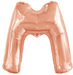 anagram Betű lufi 34" 86cm óriás Rosegold betű, M betű, (LUFI437531)