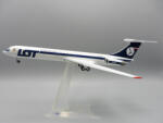 Ilyushin IL-62 Iljusin IL-62M LOT repülőgép modell SP-LBD