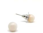 R. M. ékszer Fülbevaló golyó holdkő 8mm (087521)