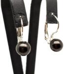 R. M. ékszer Fülbevaló golyó gagát záras 8-9mm (087741)