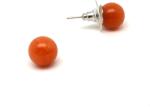 R. M. ékszer Fülbevaló golyó barack aventurin 10mm (087864)