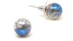 R. M. ékszer Fülbevaló roppantott golyó akva aurakvarc 10-11mm (087132)